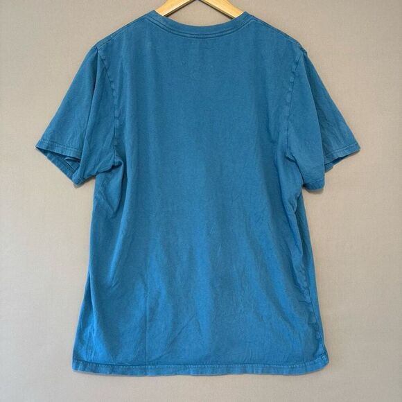 Volcom Hawaii Men’s Essential Blue Short Sleeve T-Shirt Size Large 100% Cotton - Picture 5 of 10